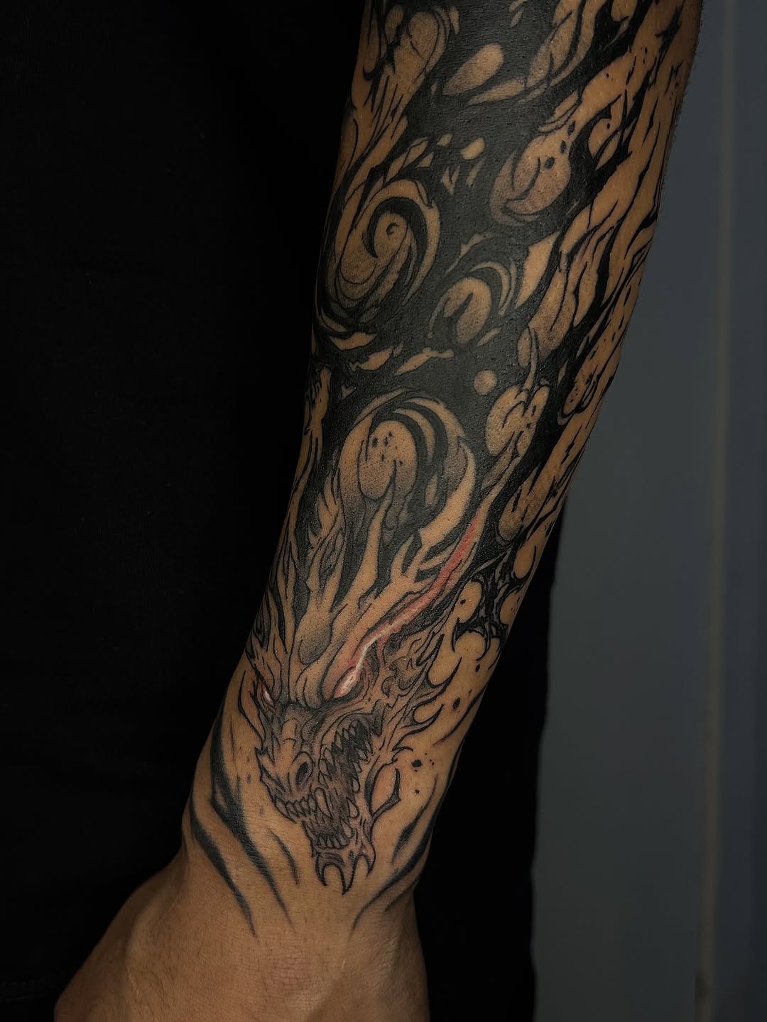 Tattoo by @garotodatatuagem β black_and_grey, japanese_irezumi