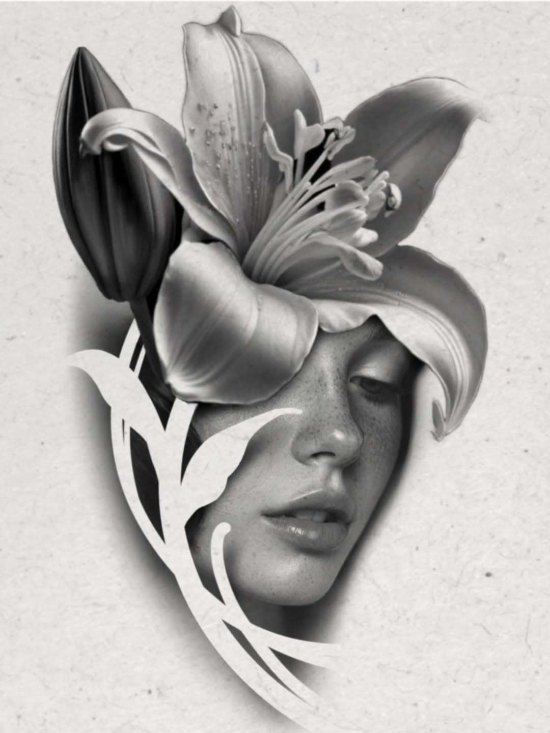 Tattoo by @hvley.ink — realism, black_and_grey