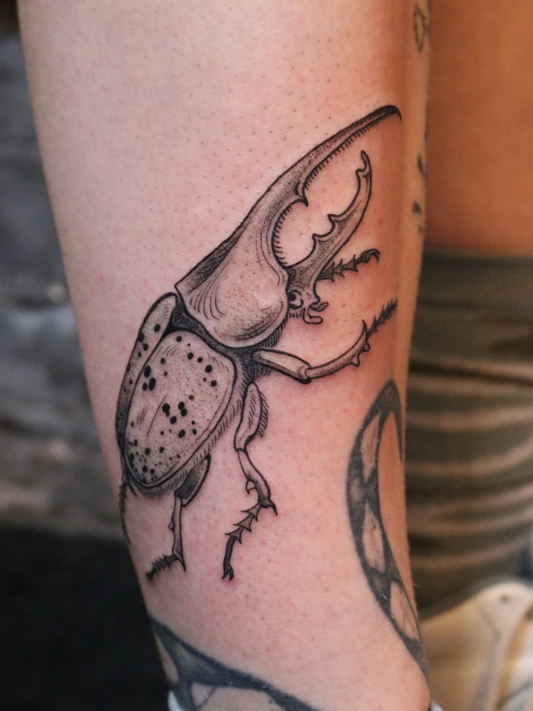 Tattoo by @summerbee_tattoo — realism, black_and_grey