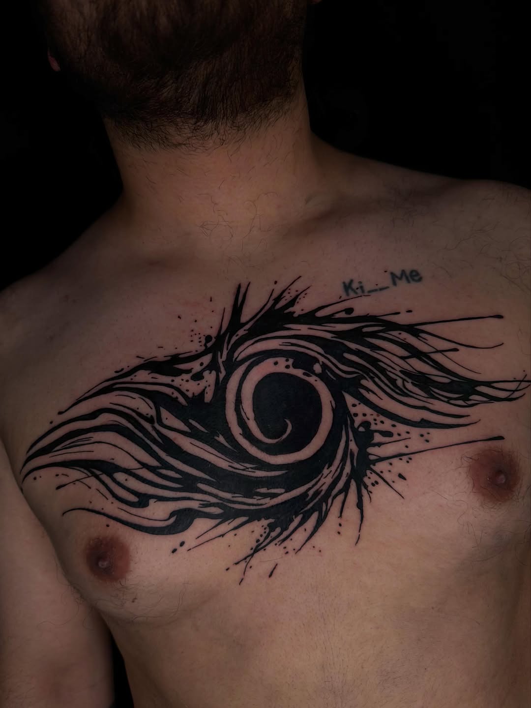 Tattoo by @isa.tats — blackwork, illustrative