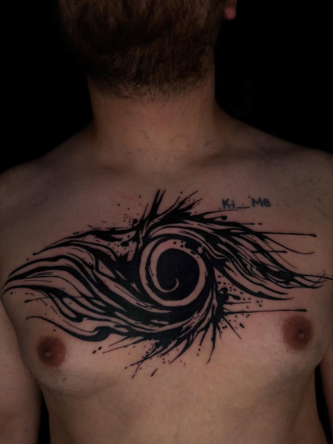 Tattoo by @isa.tats — blackwork, illustrative