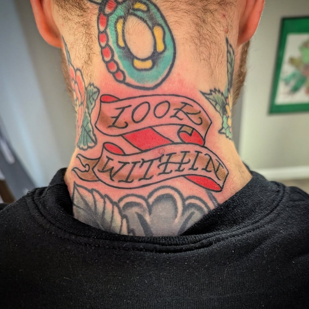 Tattoo by @rslegeltattoos — american_traditional, lettering_script