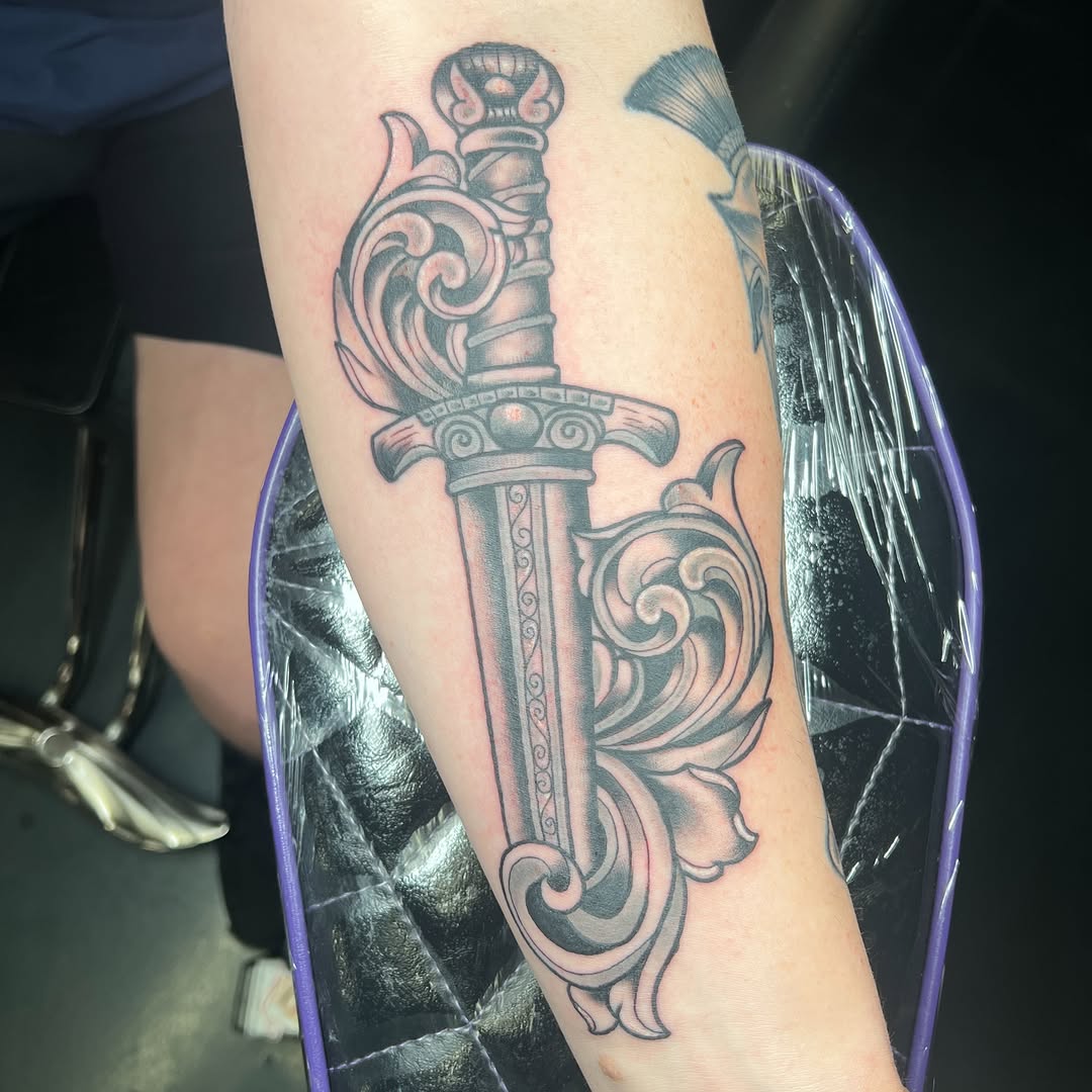 Tattoo by @bmocktattoo โ illustrative, black_and_grey