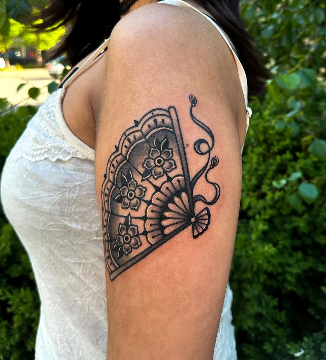 Tattoo by @gabbytolley_ink — american_traditional, black_and_grey