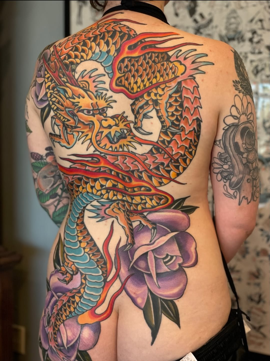 Tattoo by @brianhutflies — japanese_irezumi, illustrative