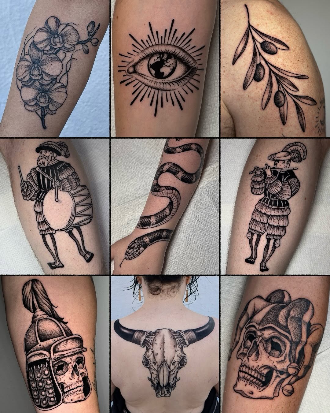 Tattoo by @andrewg.ttt โ illustrative, dotwork