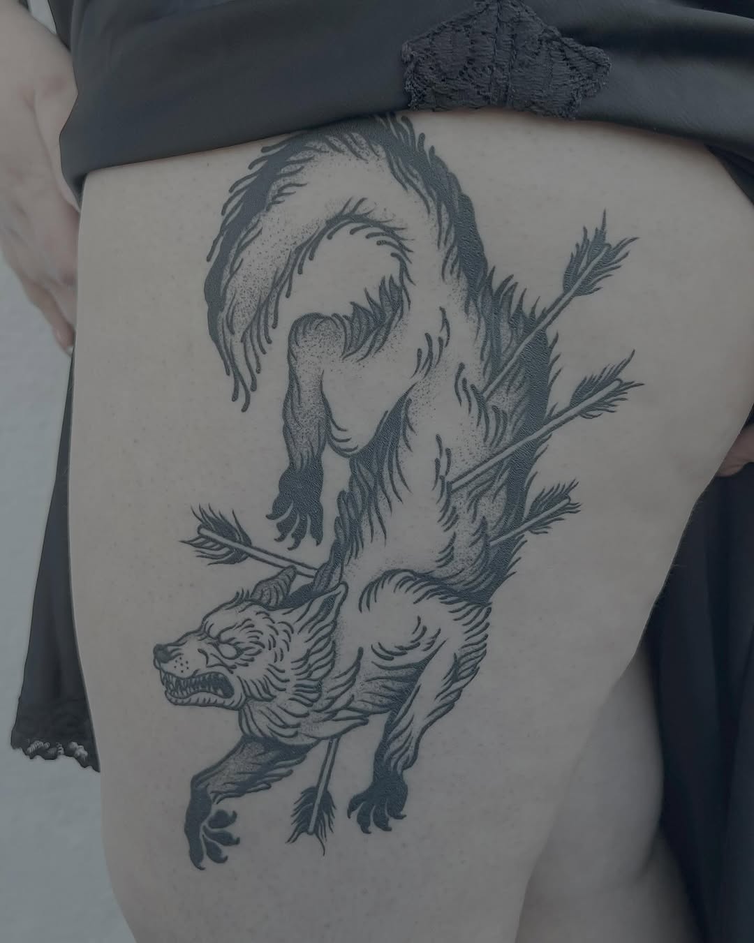 Tattoo by @andrewg.ttt โ blackwork, illustrative
