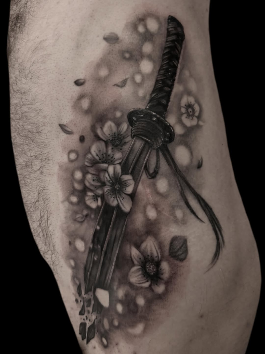 Tattoo by @jenbeantattoos โ realism, black_and_grey