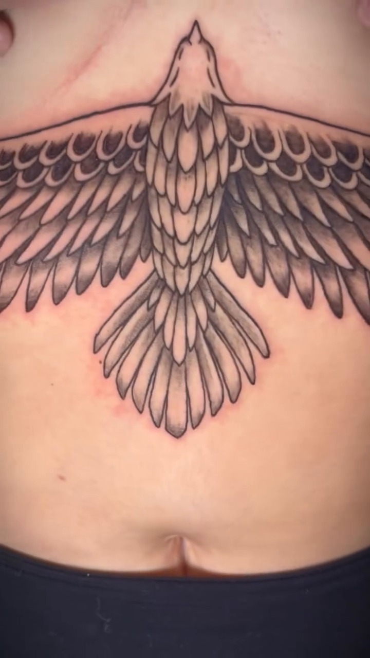 Tattoo by @saintlytattoos — black_and_grey