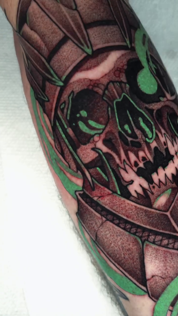 Tattoo by @justin_tattoos — dark_realism, illustrative