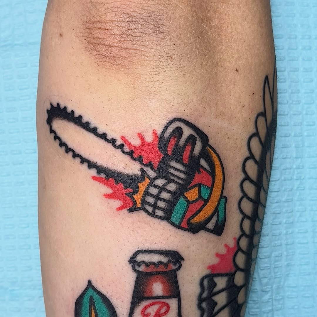 Tattoo by @sawblade_sunken_ship — american_traditional, illustrative