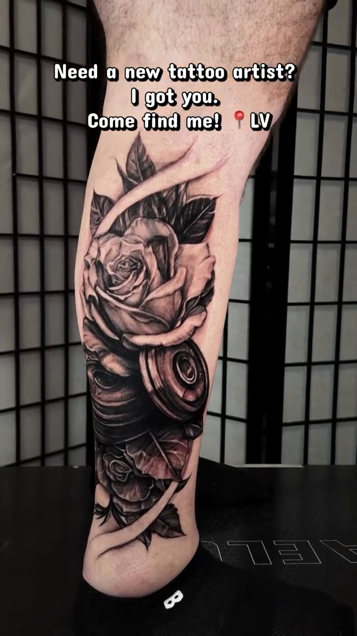Tattoo by @simplyselaart — black_and_grey, realism
