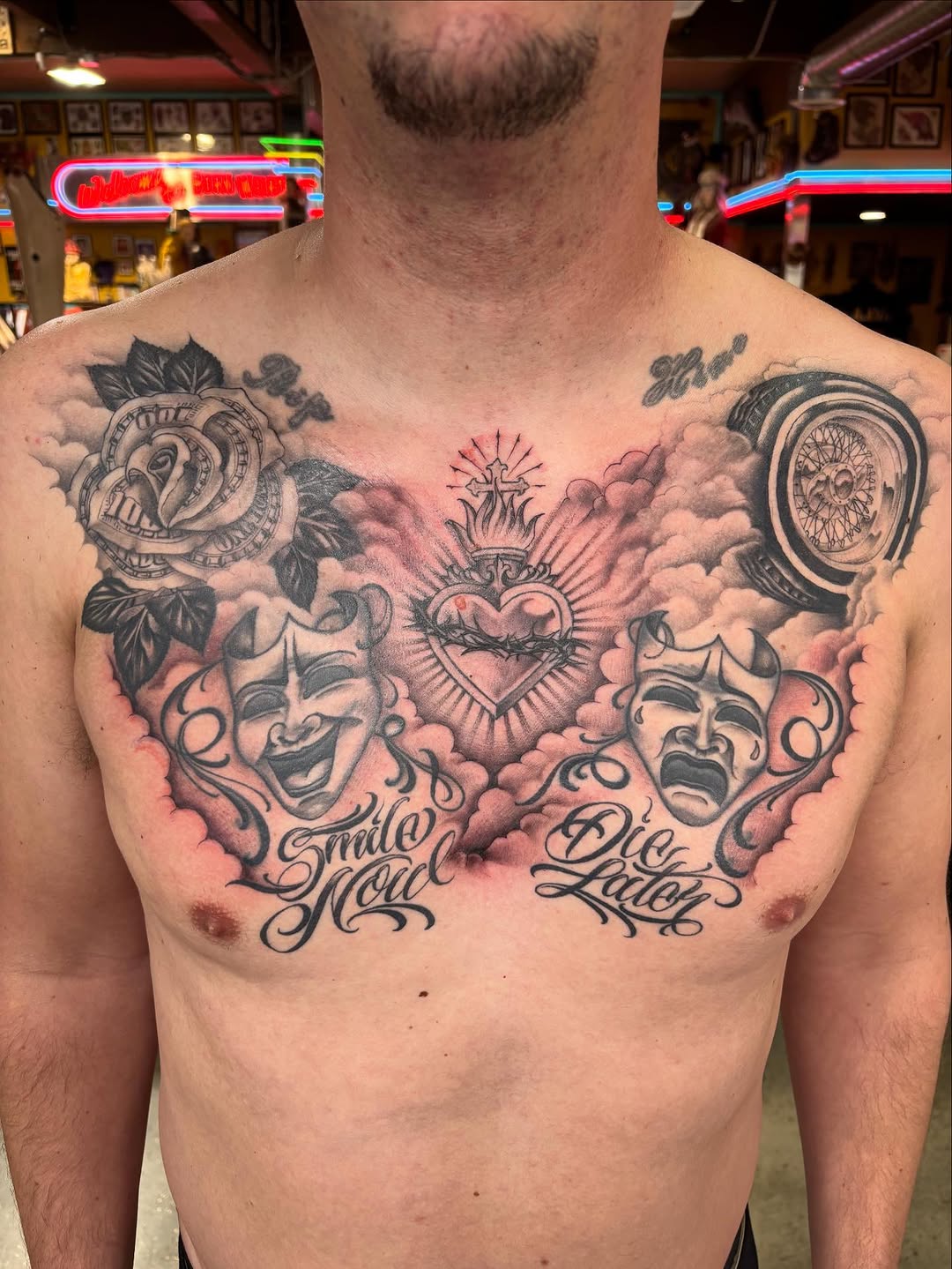 Tattoo by @gonzyiink_208 — chicano, lettering_script