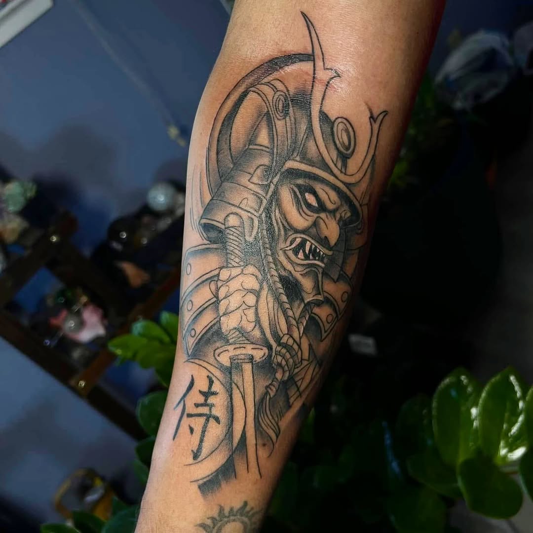Tattoo by @nini_inkz — black_and_grey