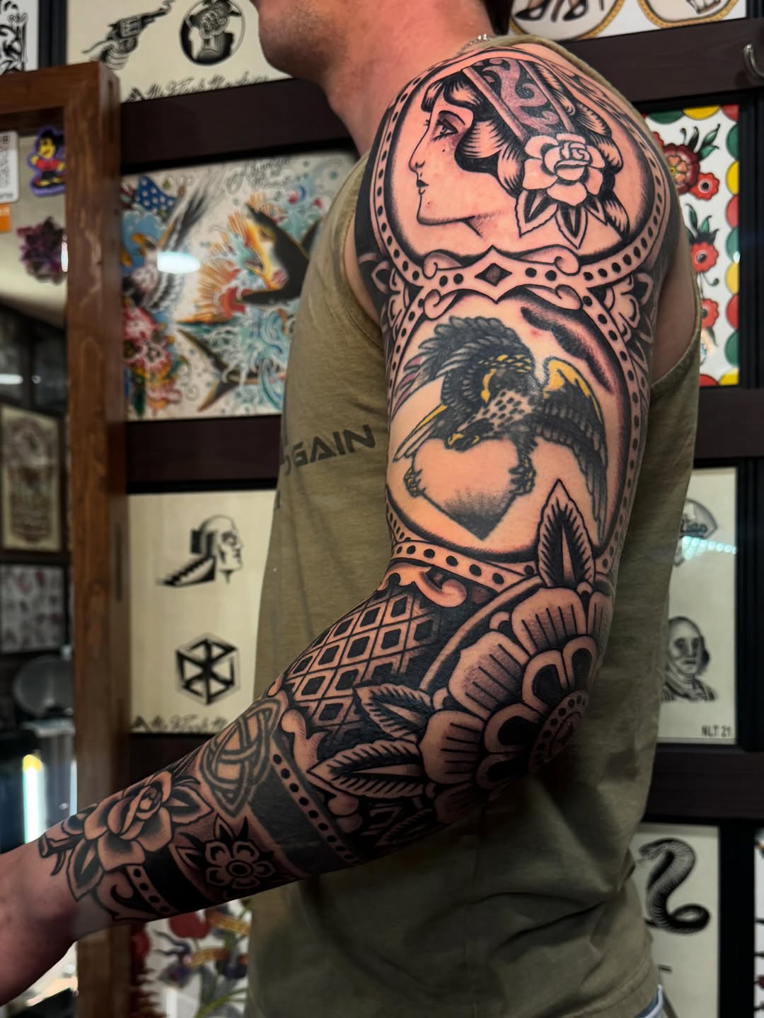 Tattoo by @ryanengels_tattoo — american_traditional, black_and_grey