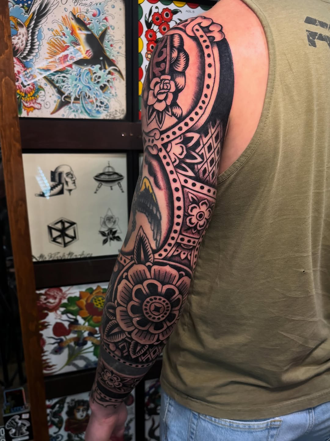 Tattoo by @ryanengels_tattoo — blackwork, ornamental