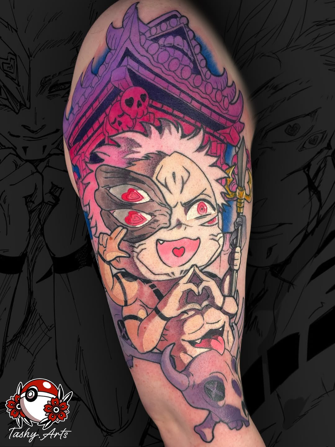 Tattoo by @tashy.arts — anime, new_school