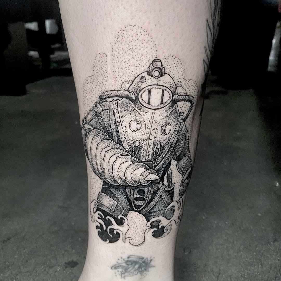 Tattoo by @therowanstarr โ black_and_grey, realism