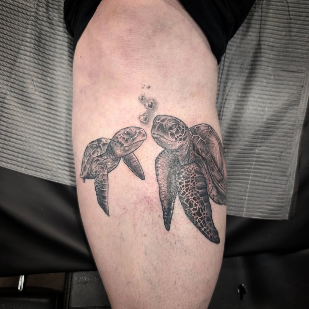 Tattoo by @krystamctattoos111 — realism, black_and_grey