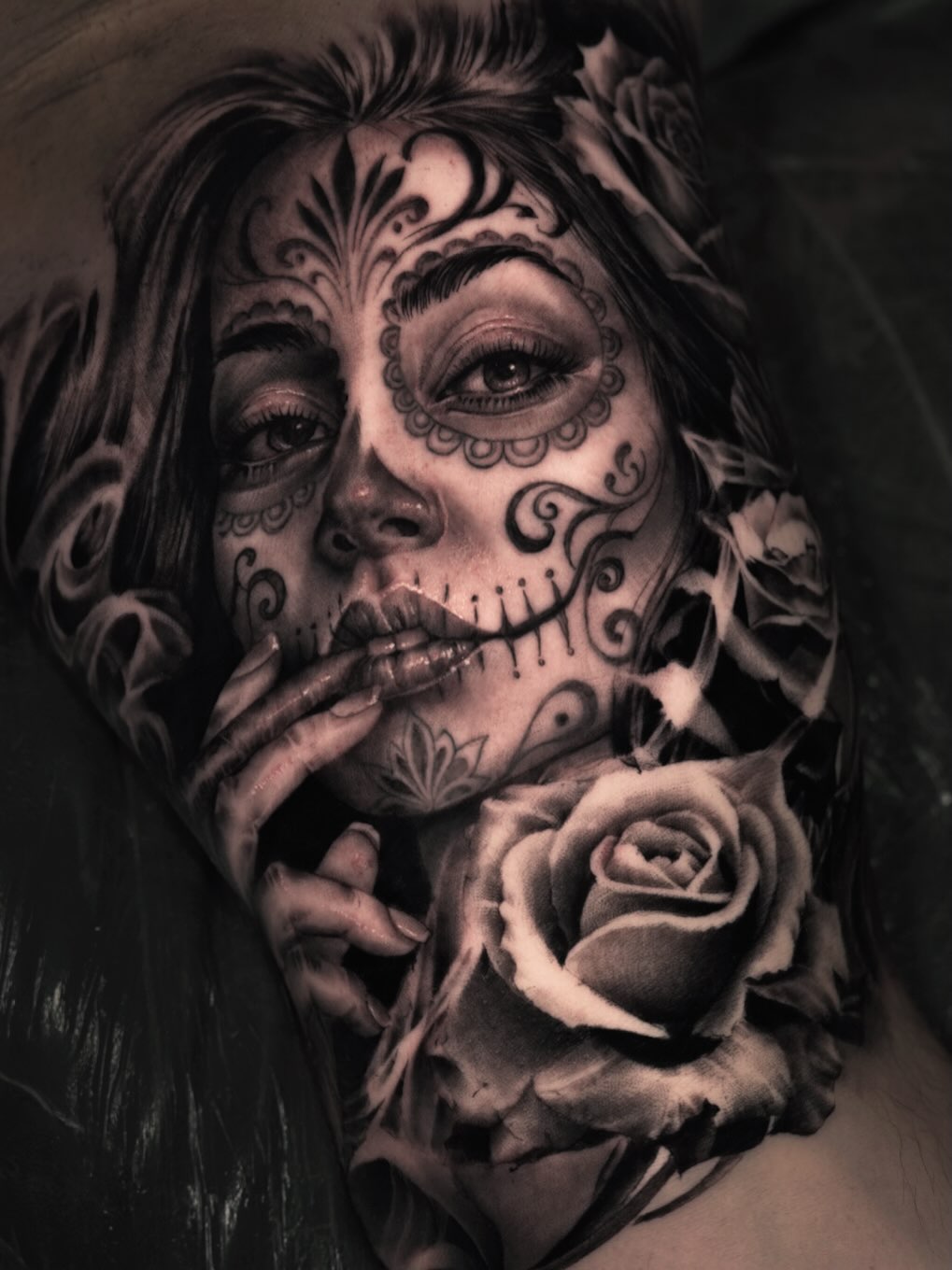 Tattoo by @tattooist_pitasso — realism, black_and_grey