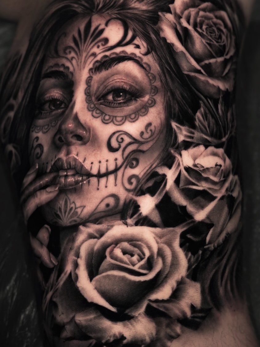 Tattoo by @tattooist_pitasso — realism, black_and_grey