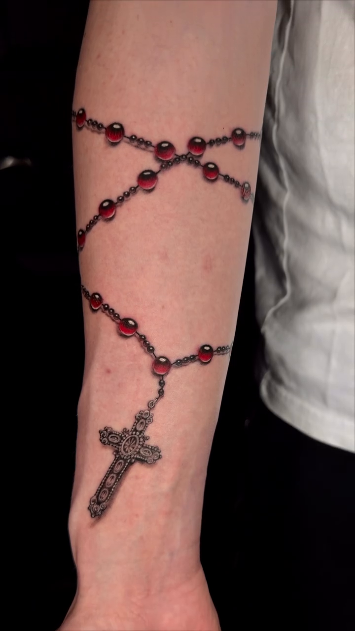 Tattoo by @tiantattooart — black_and_grey, realism