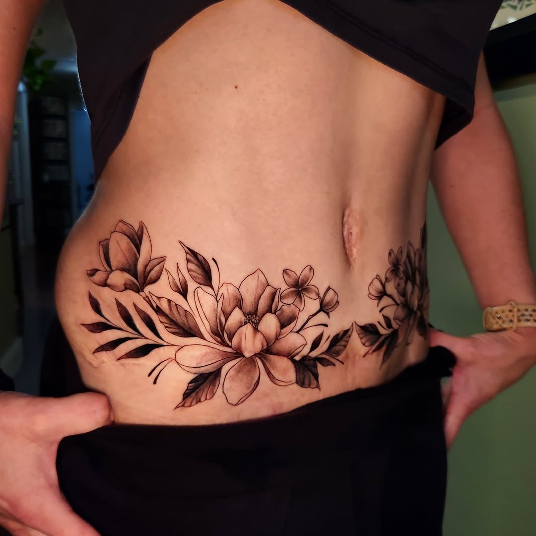 Tattoo by @stone_man720 — black_and_grey, realism