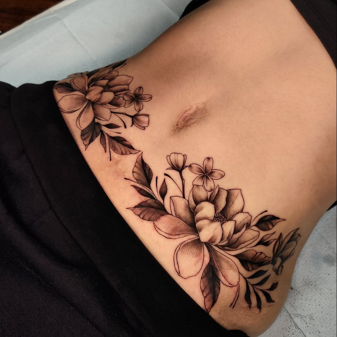 Tattoo by @stone_man720 — black_and_grey, realism
