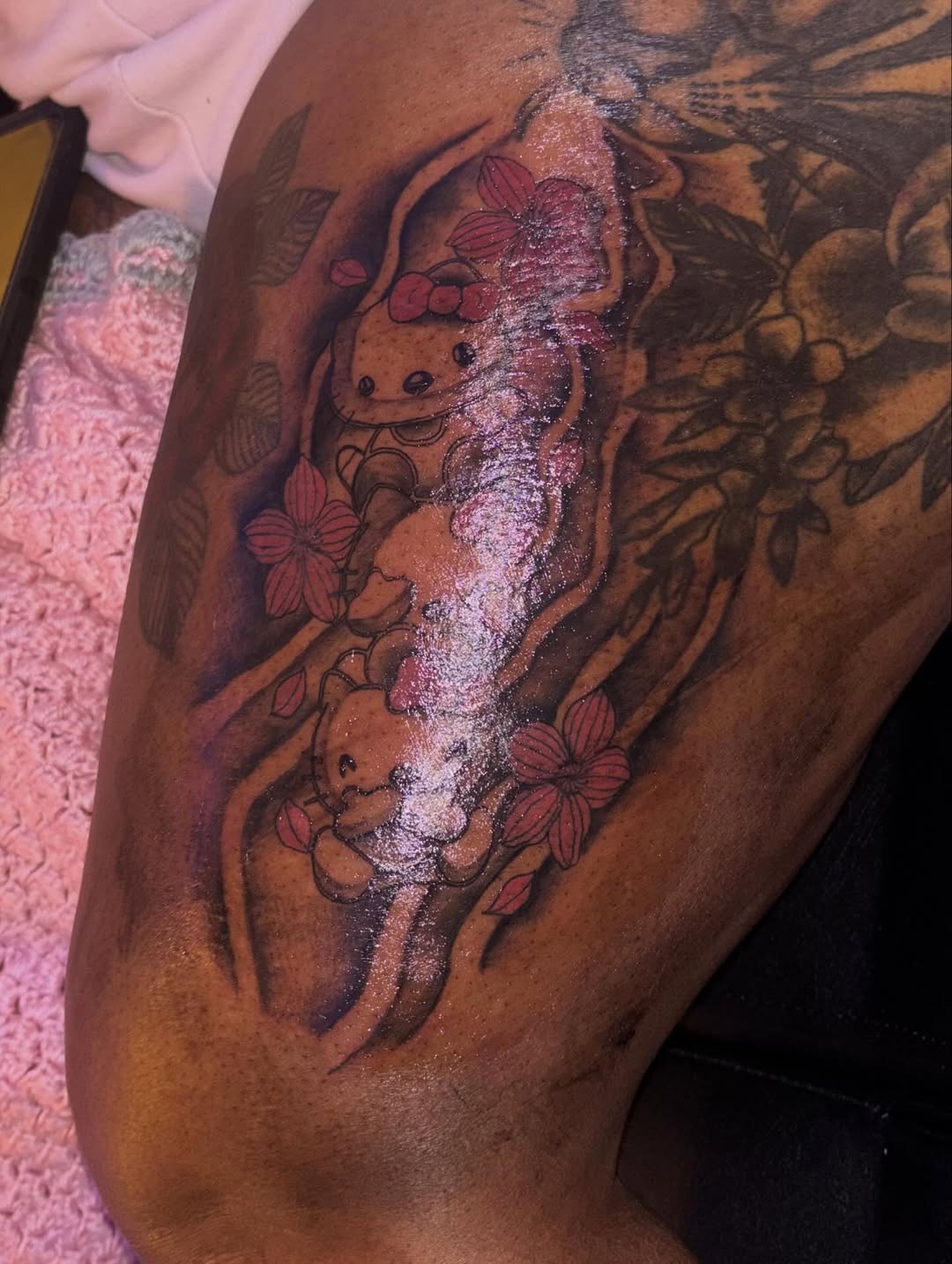 Tattoo by @richmetre_ β anime, fine_line