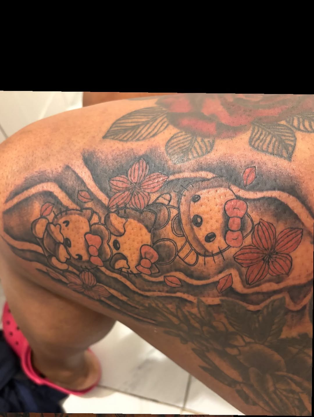 Tattoo by @richmetre_ β new_school, anime