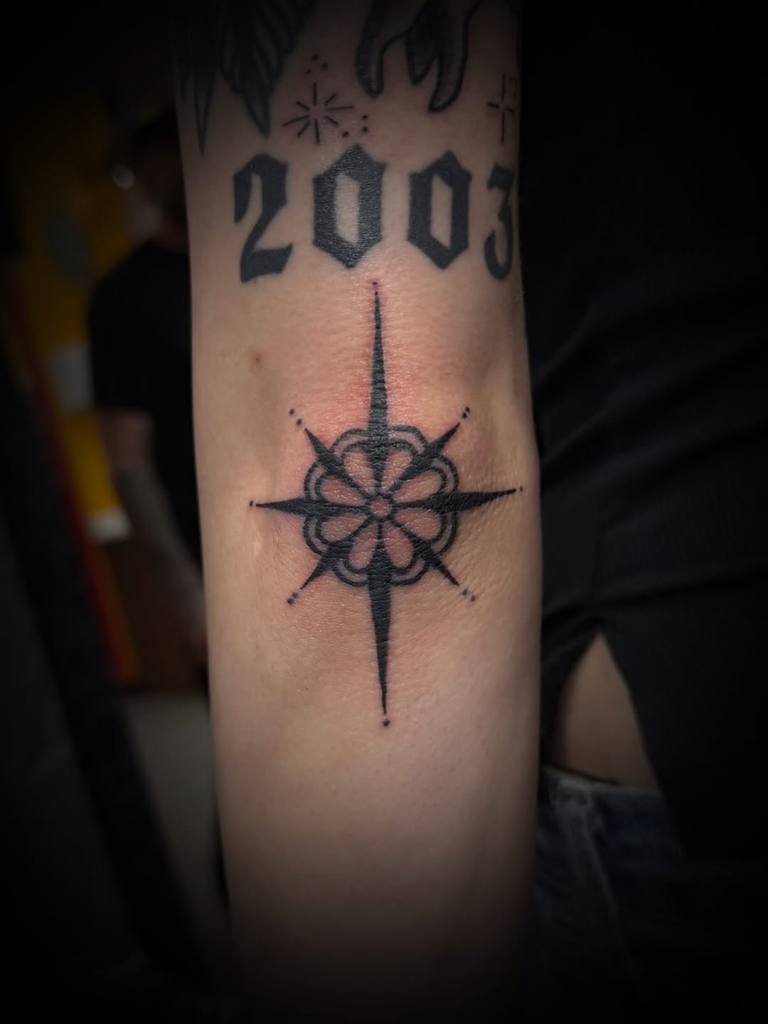 Tattoo by @sketched18 — geometric, blackwork