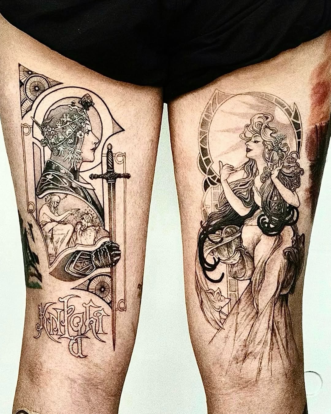 Tattoo by @linsey_tattooer β black_and_grey, illustrative