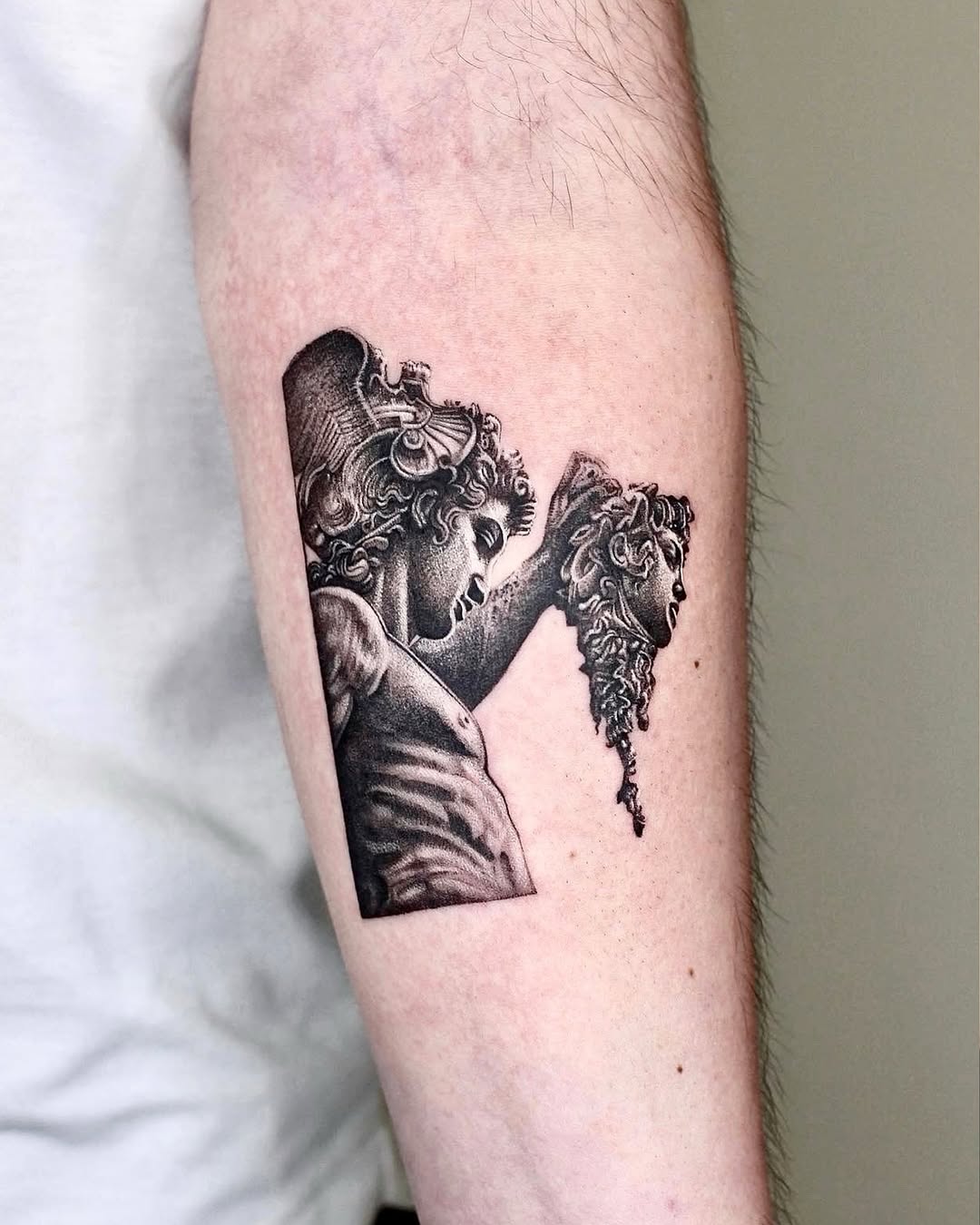 Tattoo by @linsey_tattooer β realism, black_and_grey