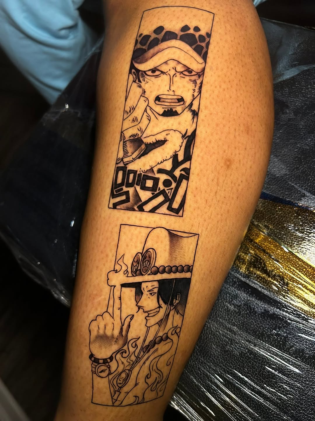 Tattoo by @bigtatt_daartist — illustrative, anime