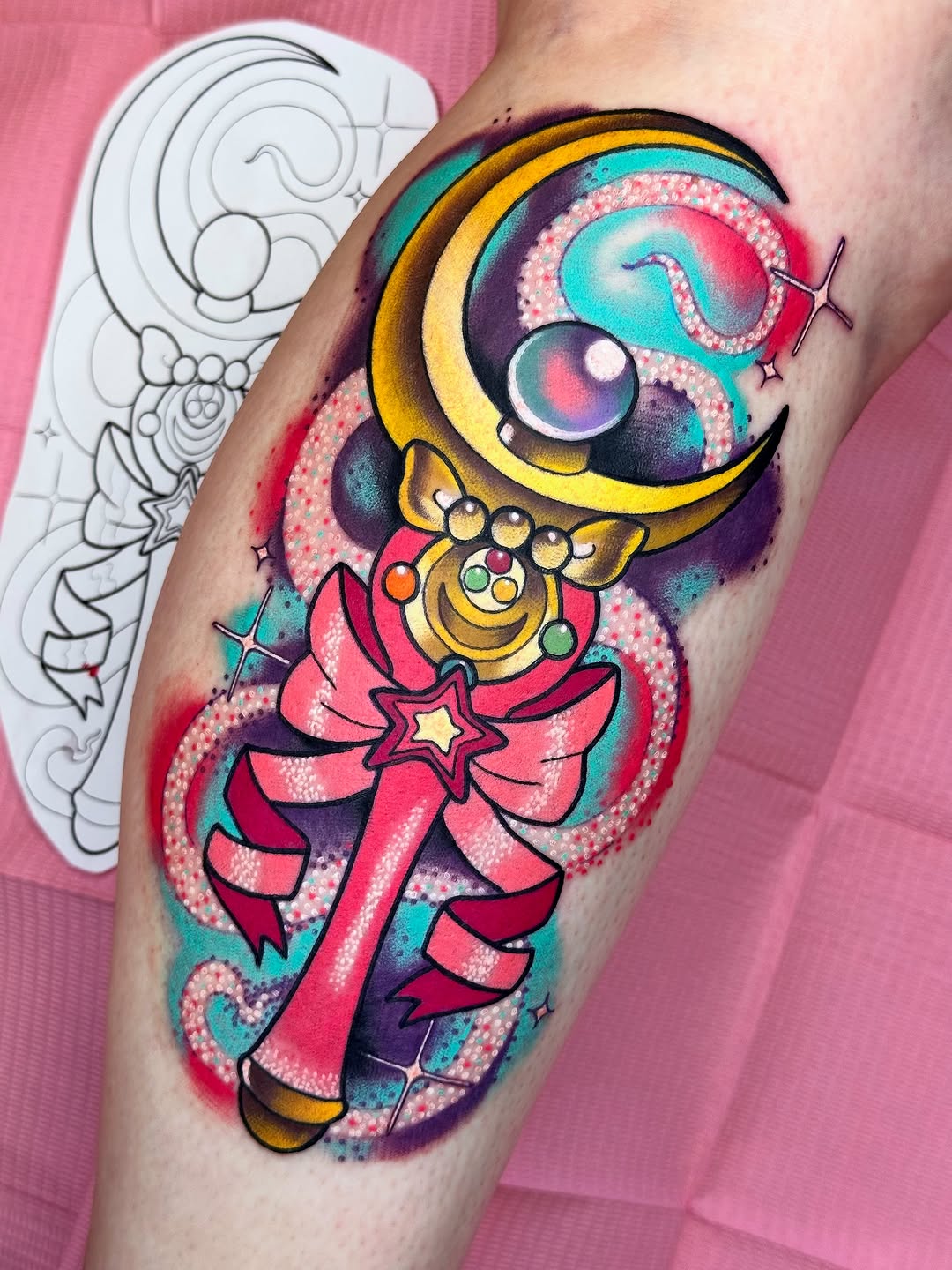 Tattoo by @bubblegrungetattoos — new_school, anime