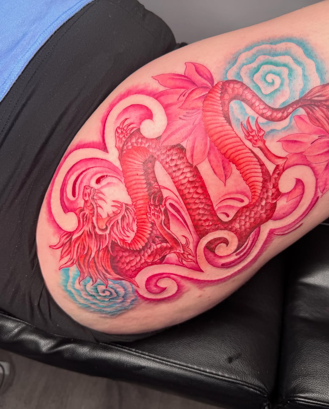 Tattoo by @tattedbytrinn — japanese_irezumi, watercolor