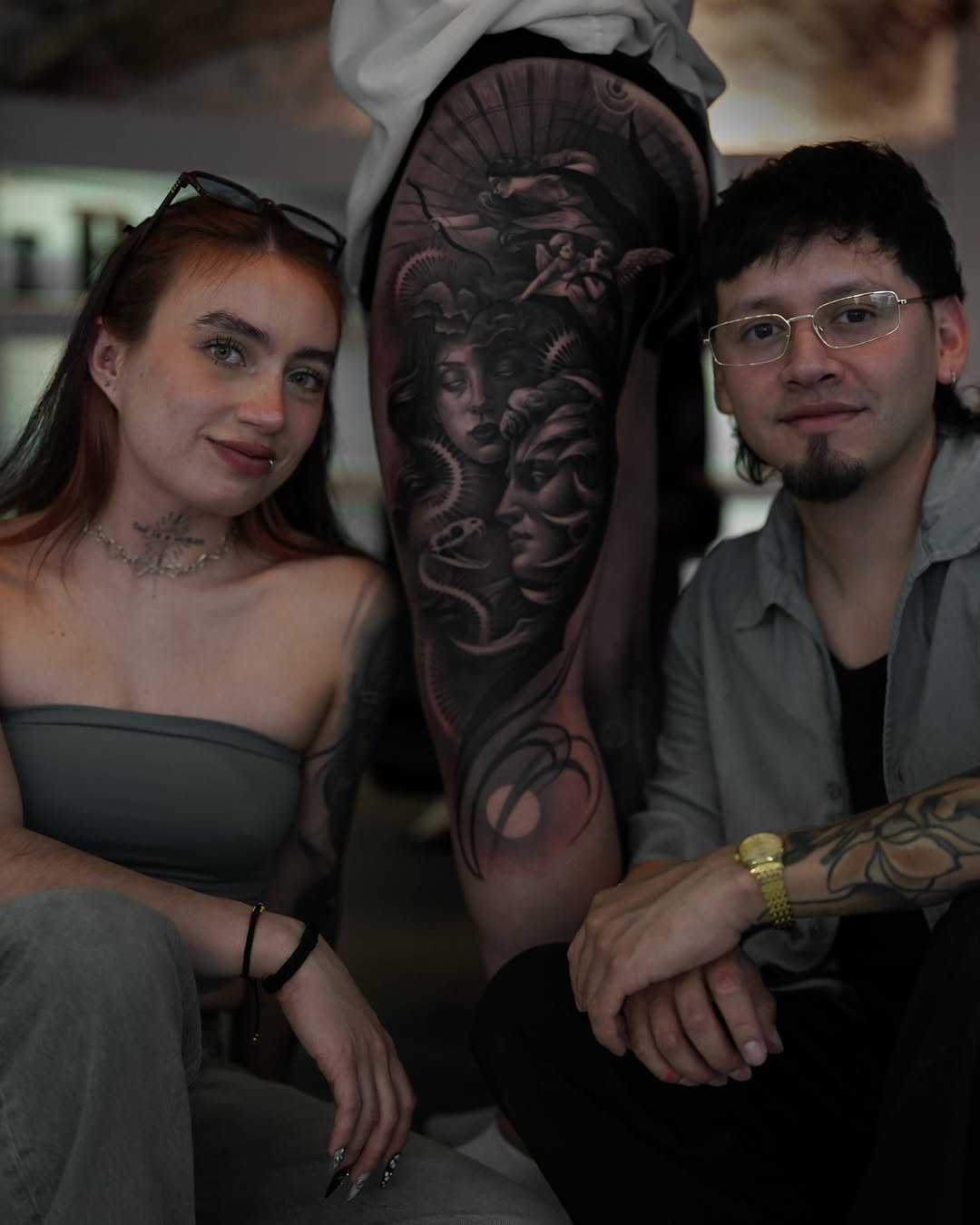 Tattoo by @saranieto_ โ black_and_grey, realism