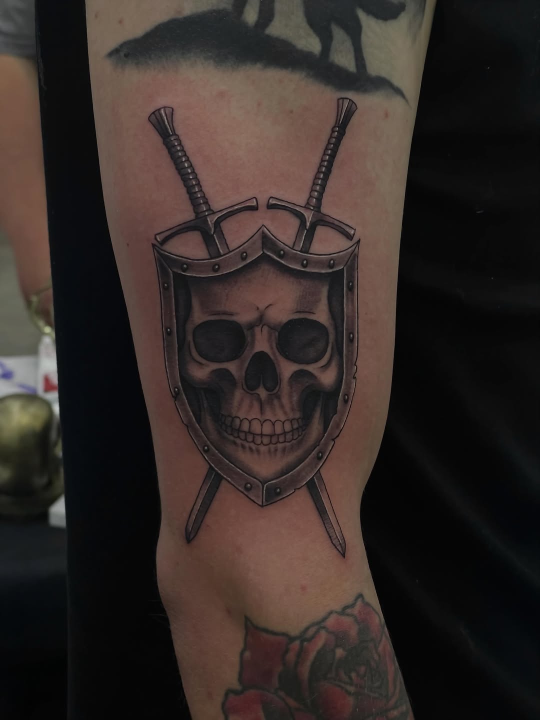 Tattoo by @thinkinkjr — realism, black_and_grey