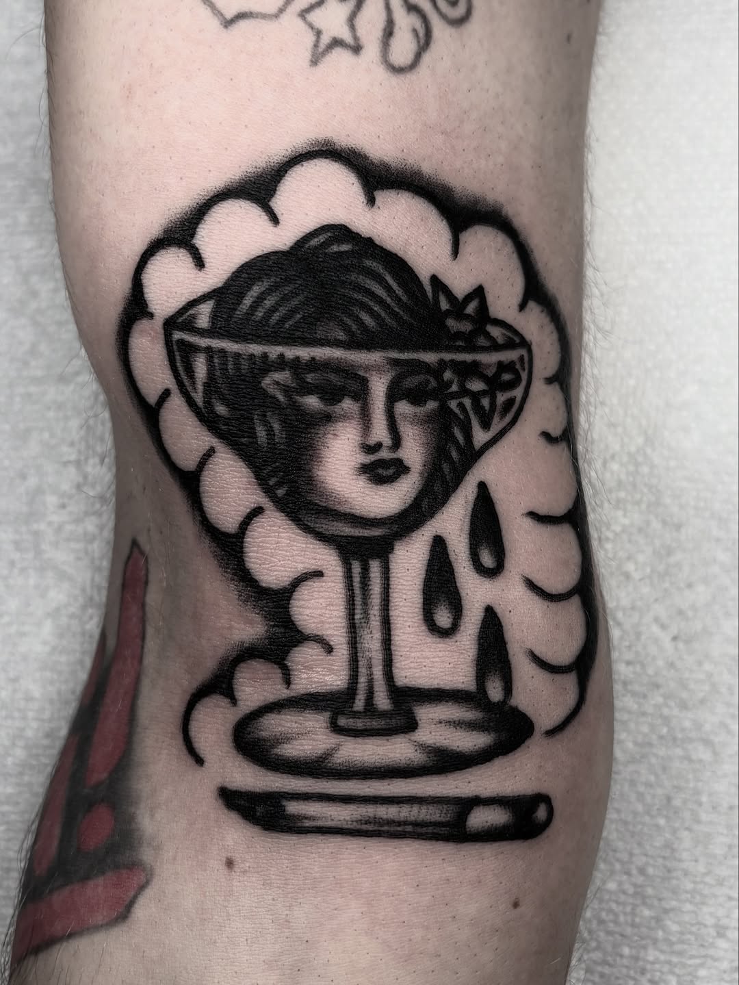 Tattoo by @chavolui_tattoos — american_traditional, illustrative