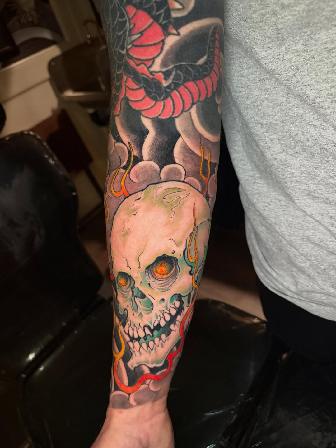 Tattoo by @ryaneugene1 — japanese_irezumi, realism