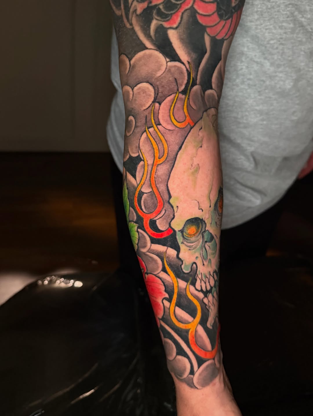 Tattoo by @ryaneugene1 — japanese_irezumi, black_and_grey