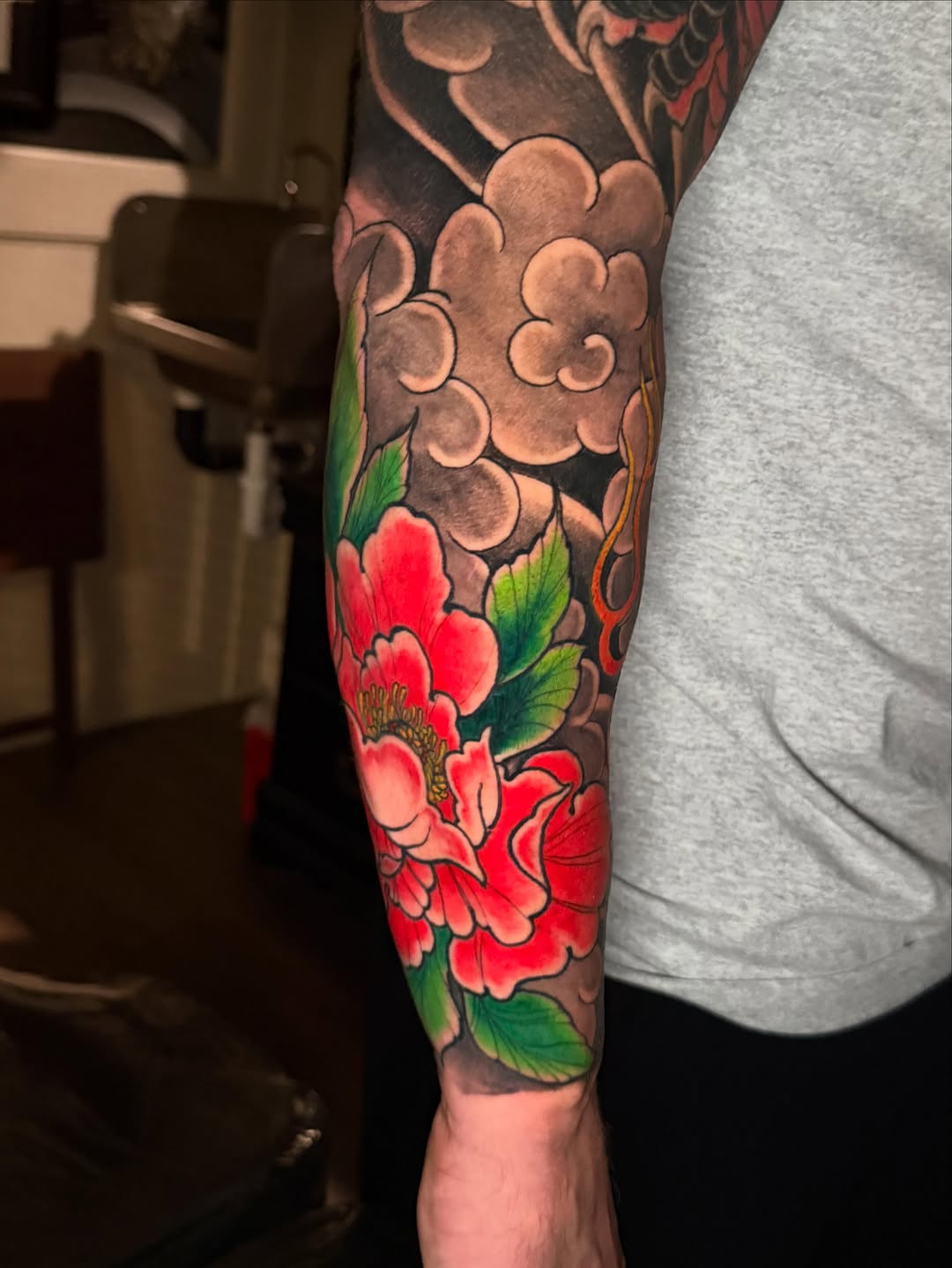 Tattoo by @ryaneugene1 — japanese_irezumi, black_and_grey