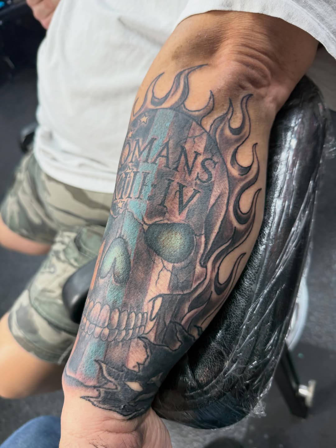 Tattoo by @seanhollandtat2 — black_and_grey, realism