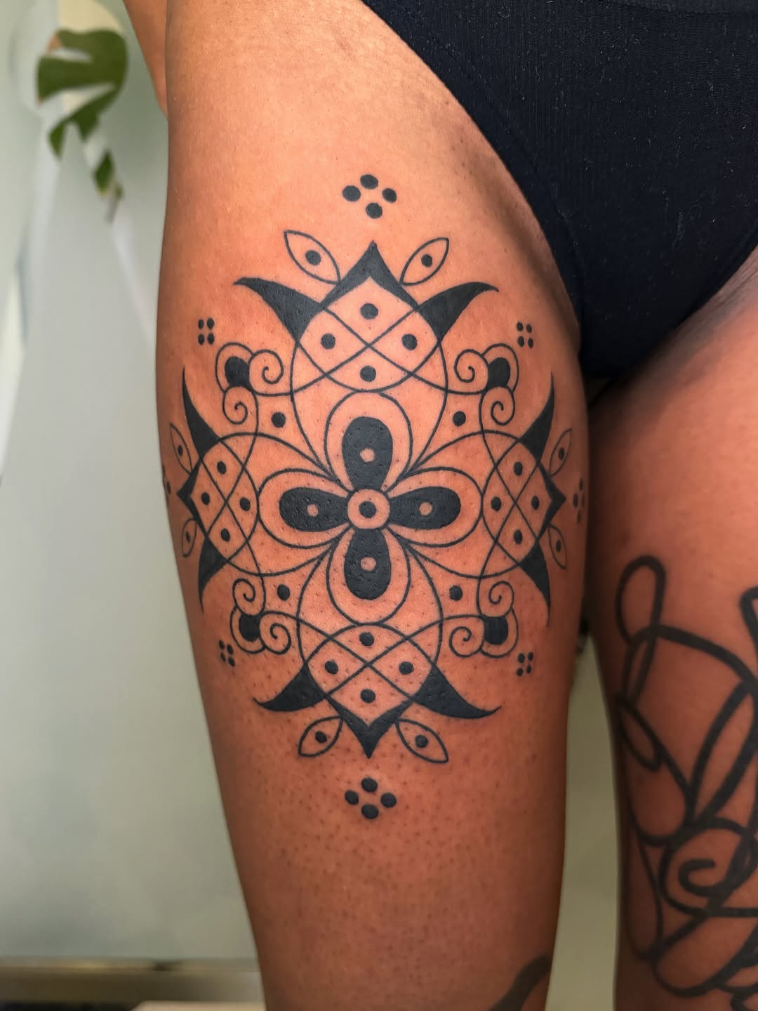 Tattoo by @cosmic___karma โ geometric, ornamental