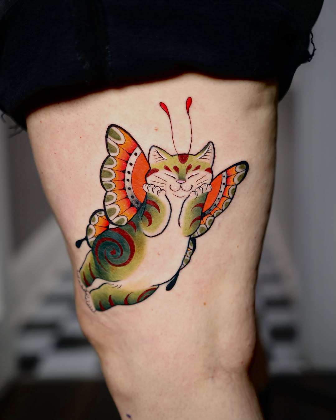 Tattoo by @cordero.inks — neo_traditional, japanese_irezumi