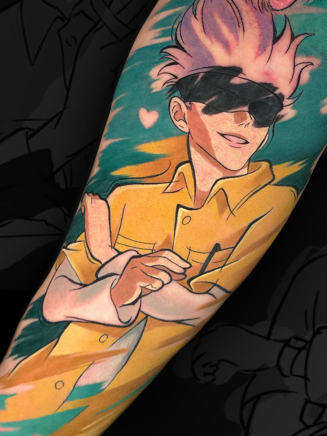 Tattoo by @tashy.arts — anime