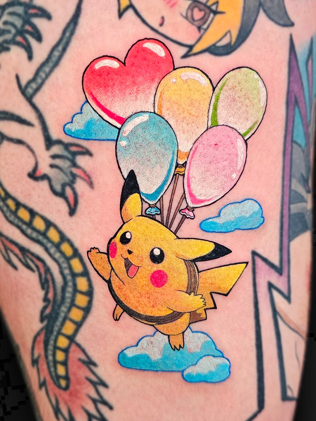 Tattoo by @tashy.arts — anime, new_school