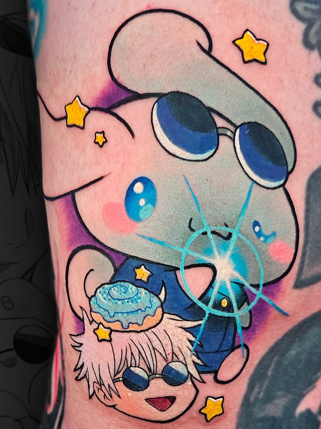 Tattoo by @tashy.arts — anime, new_school