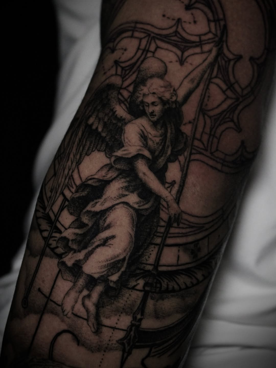 Tattoo by @bennofficial.tt — black_and_grey, realism