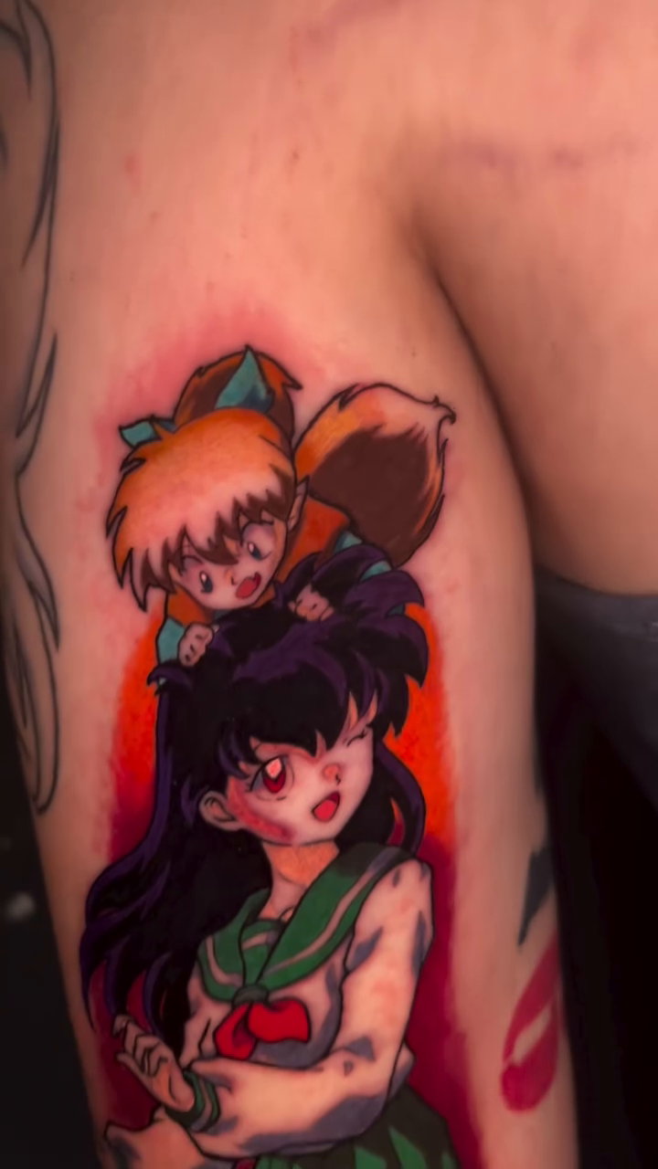 Tattoo by @oditattoos — anime, illustrative